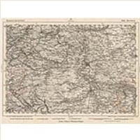 Reymann´s Special-Karte Nr.127 Halle-Merseburg (1872) 1:200.000
